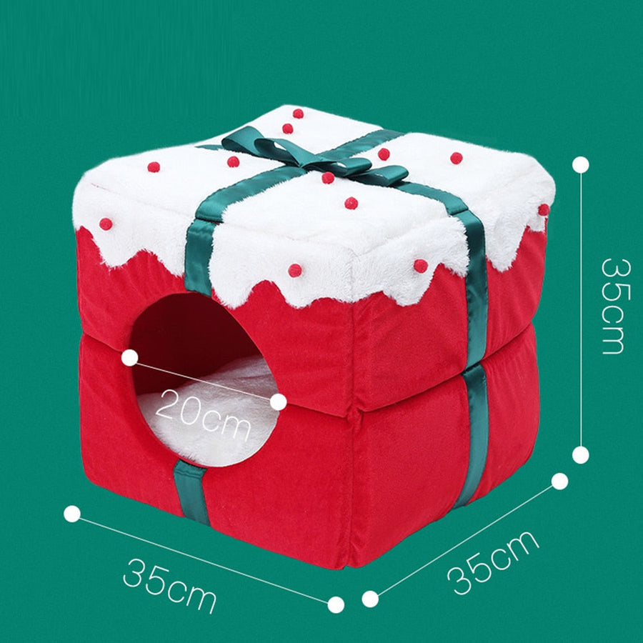 Christmas Box Pet House