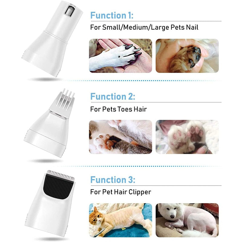 Professional 3 In 1 Dog Nail Clipper