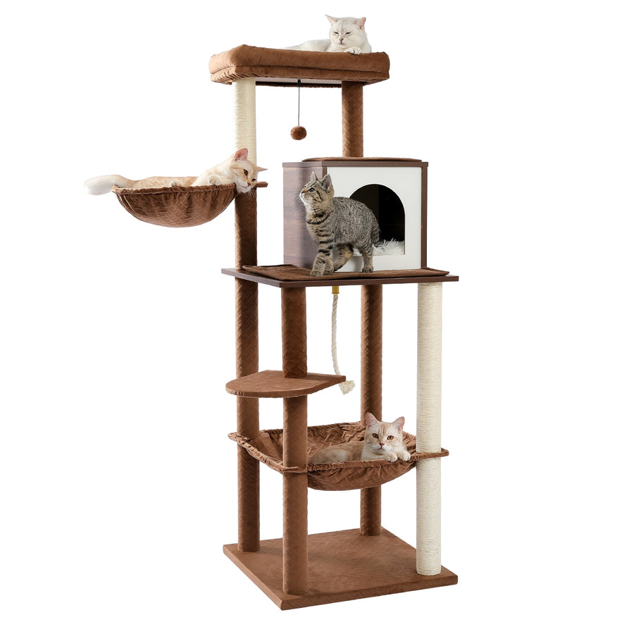 Multi Level Modern Cat Tree