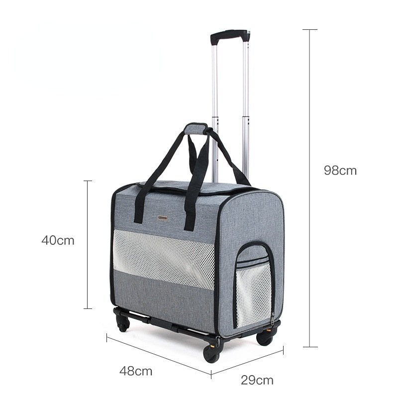 Breathable Outdoor Pet Trolley Carrier