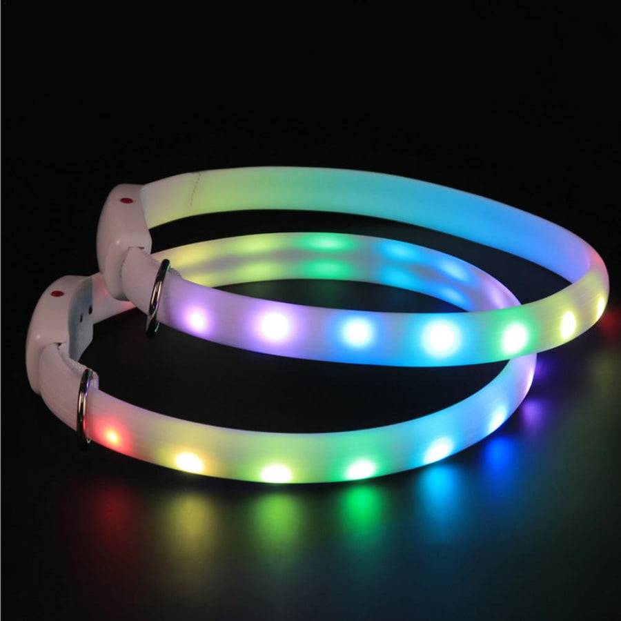 LED Luminous USB Dog Collar