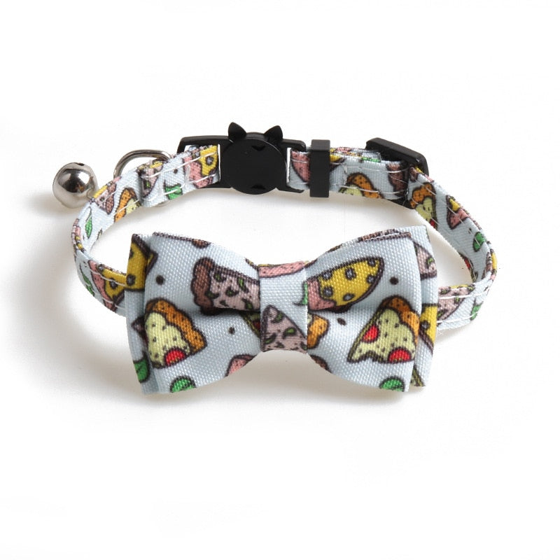 Cute Donut Bowtie Cat Collar