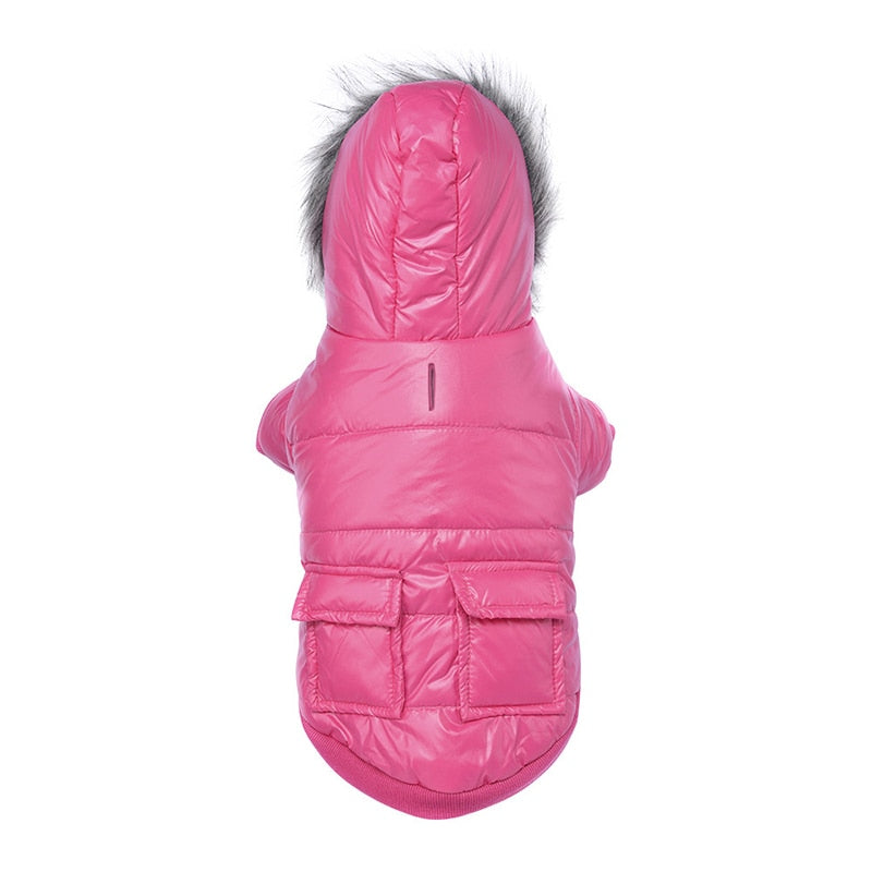 Windproof Padded Warm Dog Winter Coat