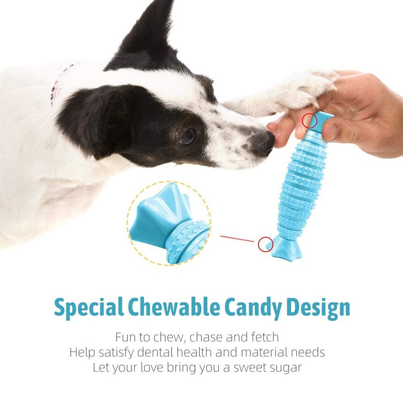 Durable Candy Shaped Dog Chew Toy