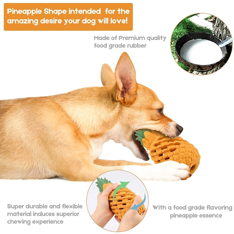 Durable Pineapple Shaped Dog Toy