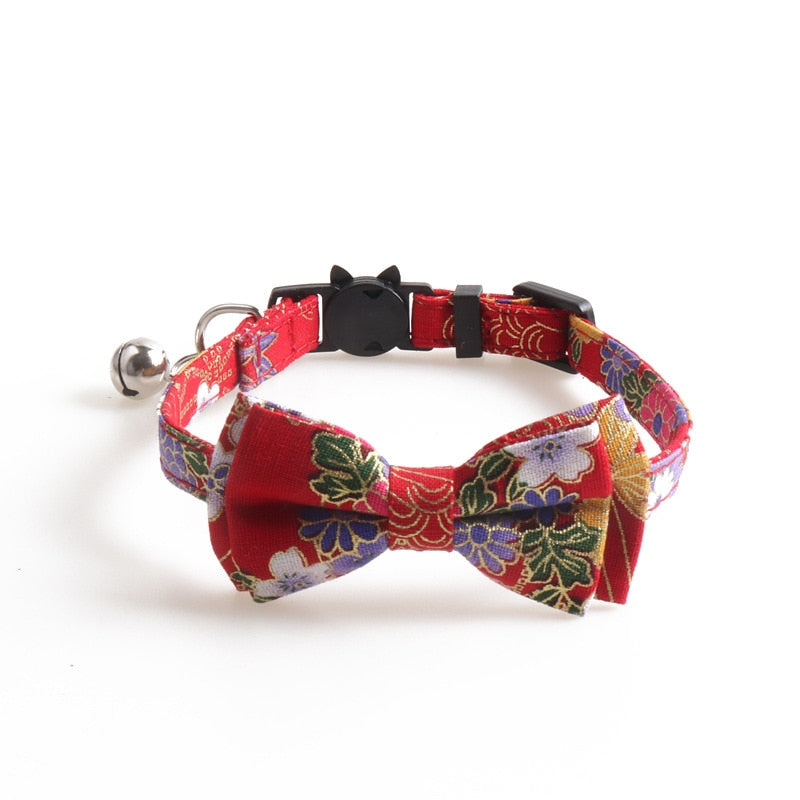 Retro Cute Bowknot Dog Collars