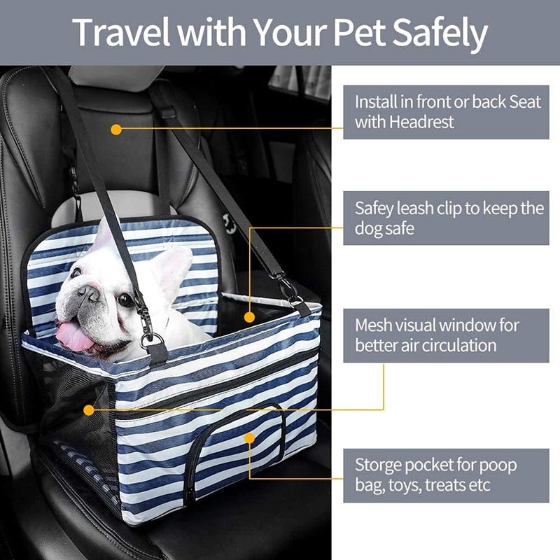 Fashion Dog Booster Car Seat Carrier