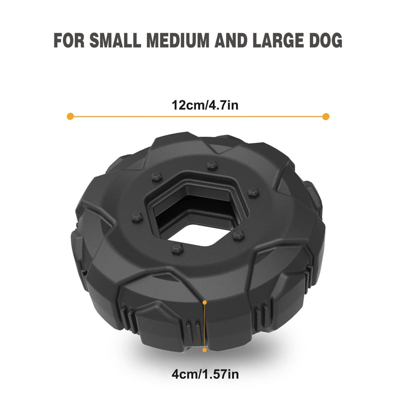 Food Dispensing Dog Tyre Chew Toys