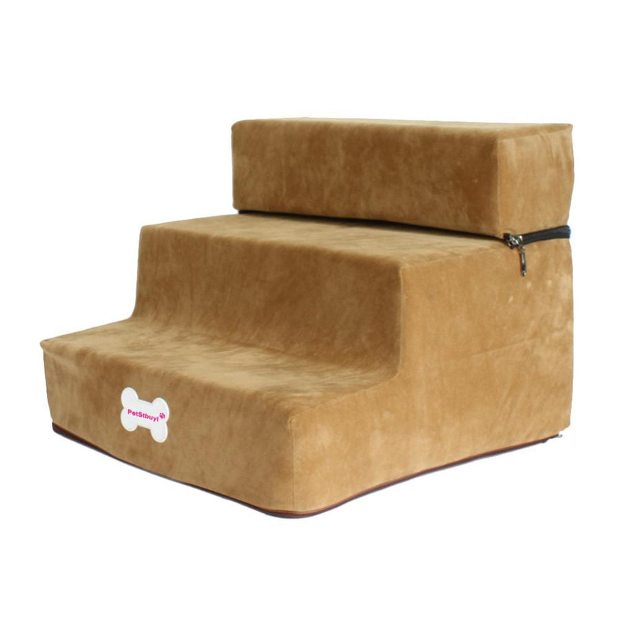 Faux Fleece 3 Tiers Pet Steps