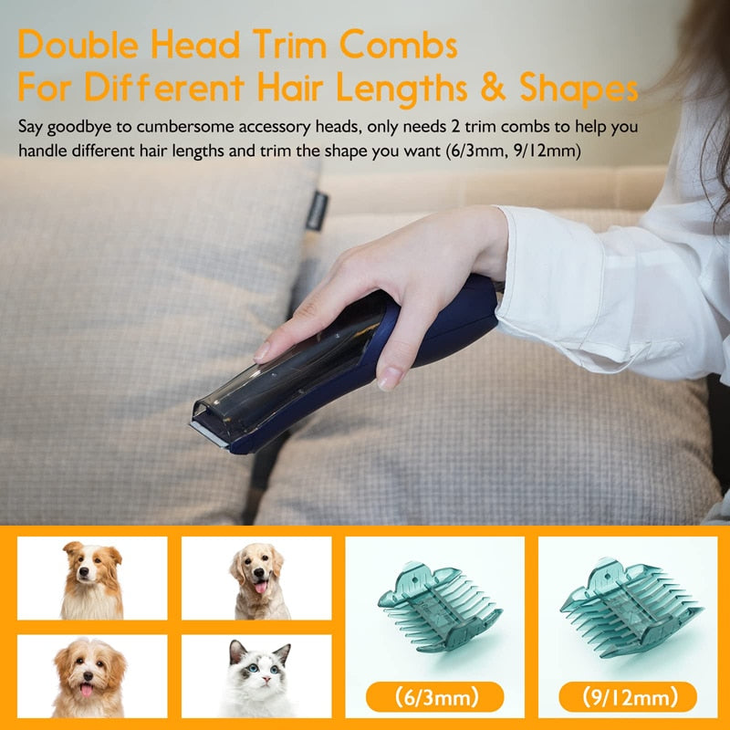 Cordless Electric Pet Grooming Kit