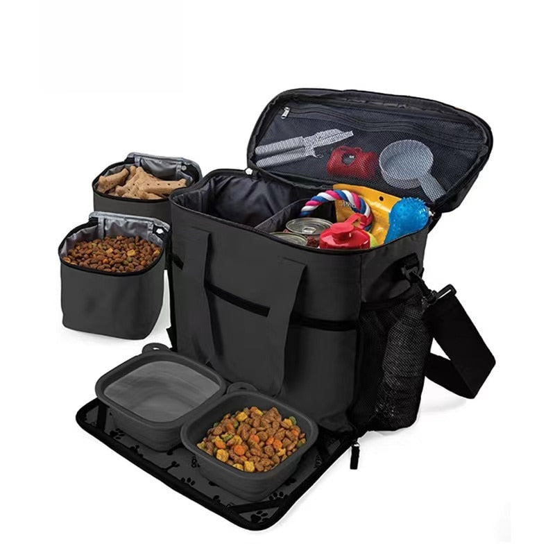 Outdoor Dog Travel Bag Organizer