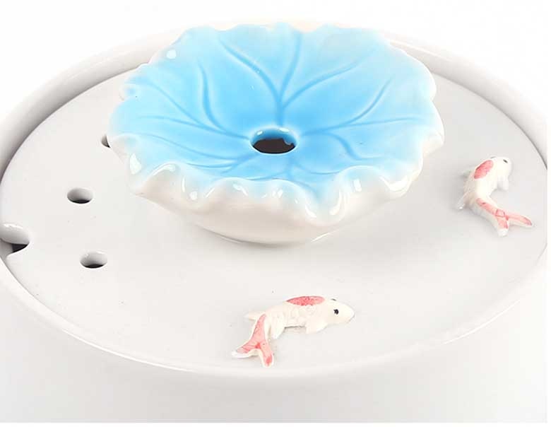 Cute Goldfish Pet Ceramics Water Fountain