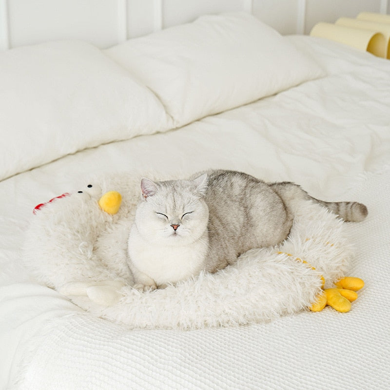 Cute Chicken Shaped Pet Mat