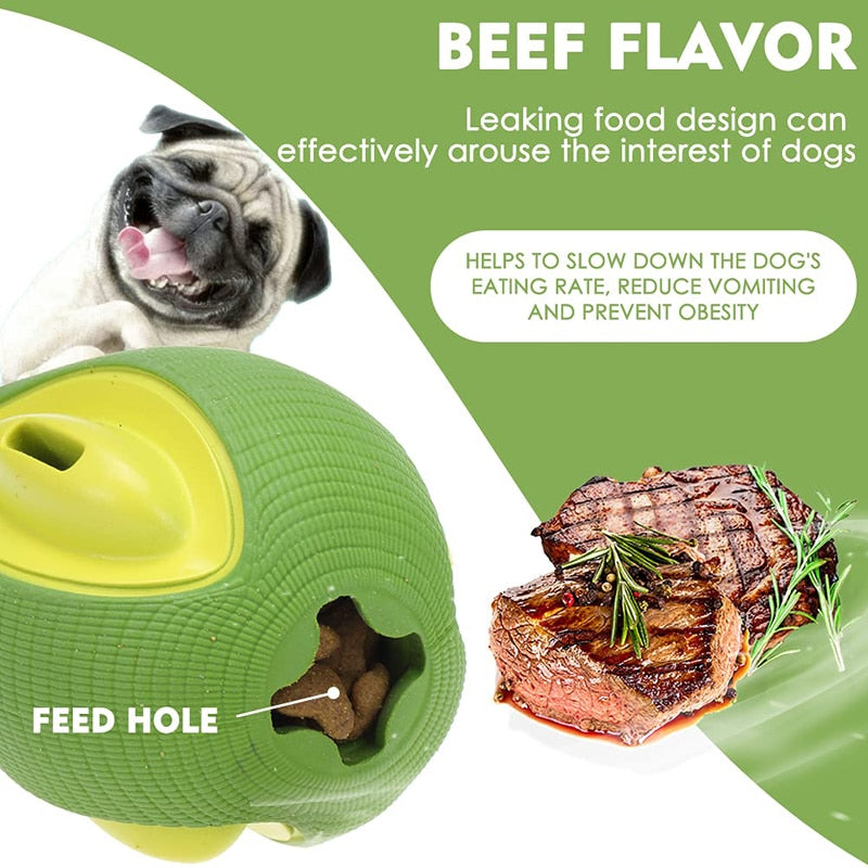 Tough Avocado Shape Dental Dog Toy