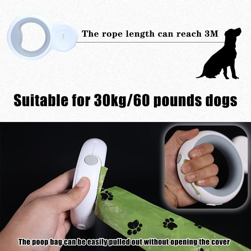 LED 360° No Tangle Dog Walking Lead