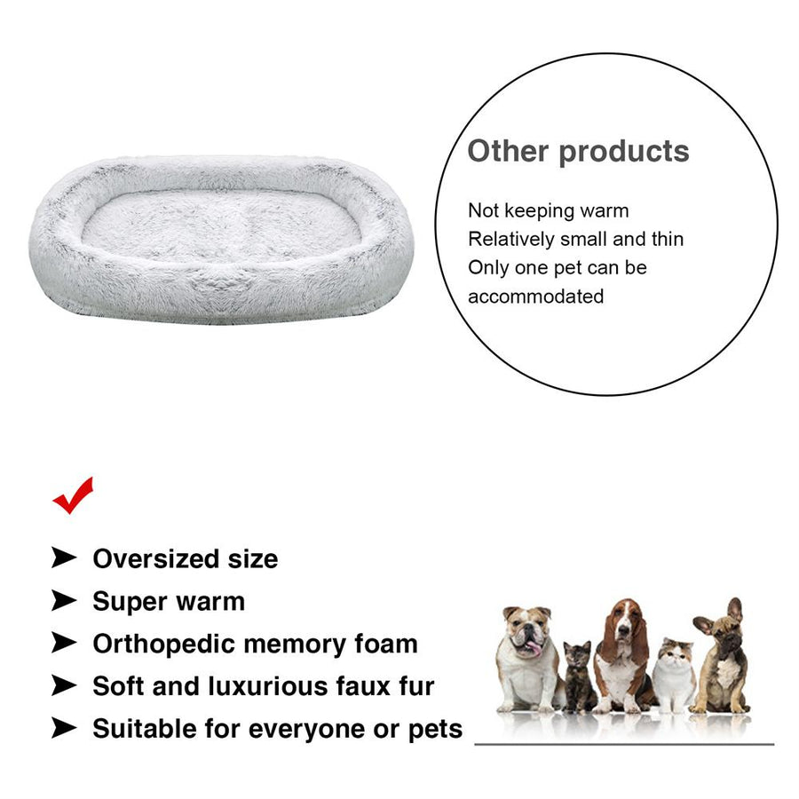 Super Large Round Cozy Pet Beds