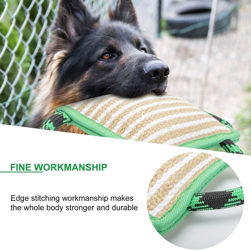 3 Nylon Handles Dog Bite Pillow