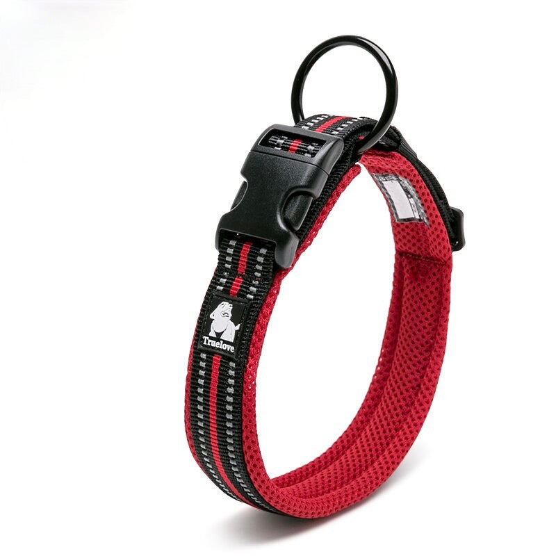 3M Reflective Nylon Padded Dog Collar