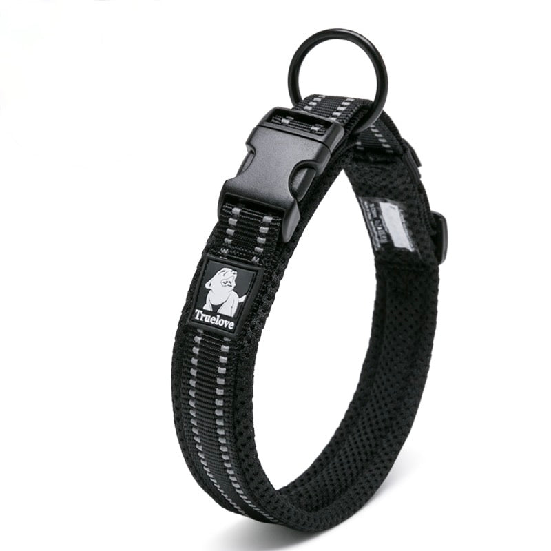 3M Reflective Nylon Padded Dog Collar