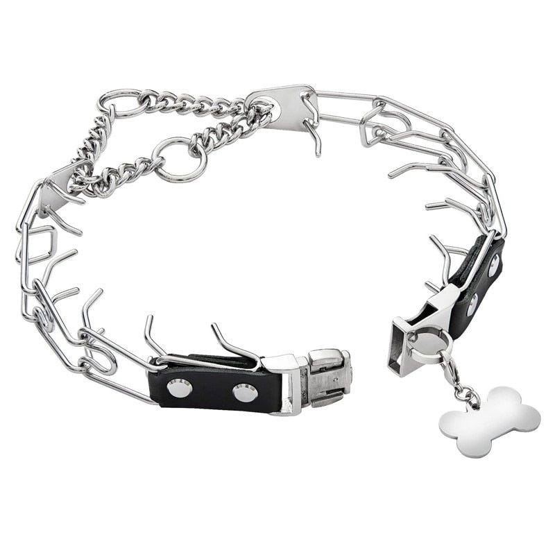 Quick Snap Buckle Dog Prong Collar