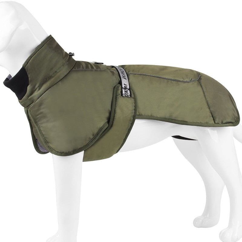 Reflective Turtleneck Cozy Dog Coat