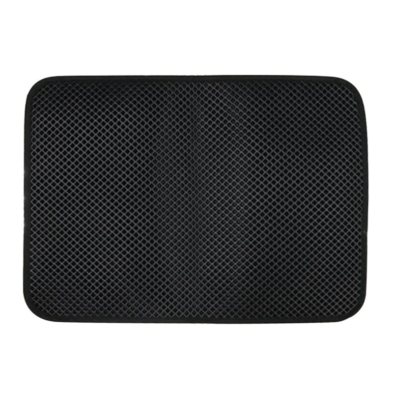 Waterproof Black Cat Litter Mat