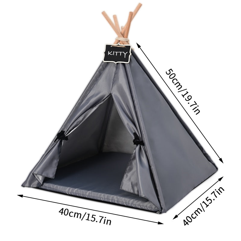 Teepee Cave Pet Tent House