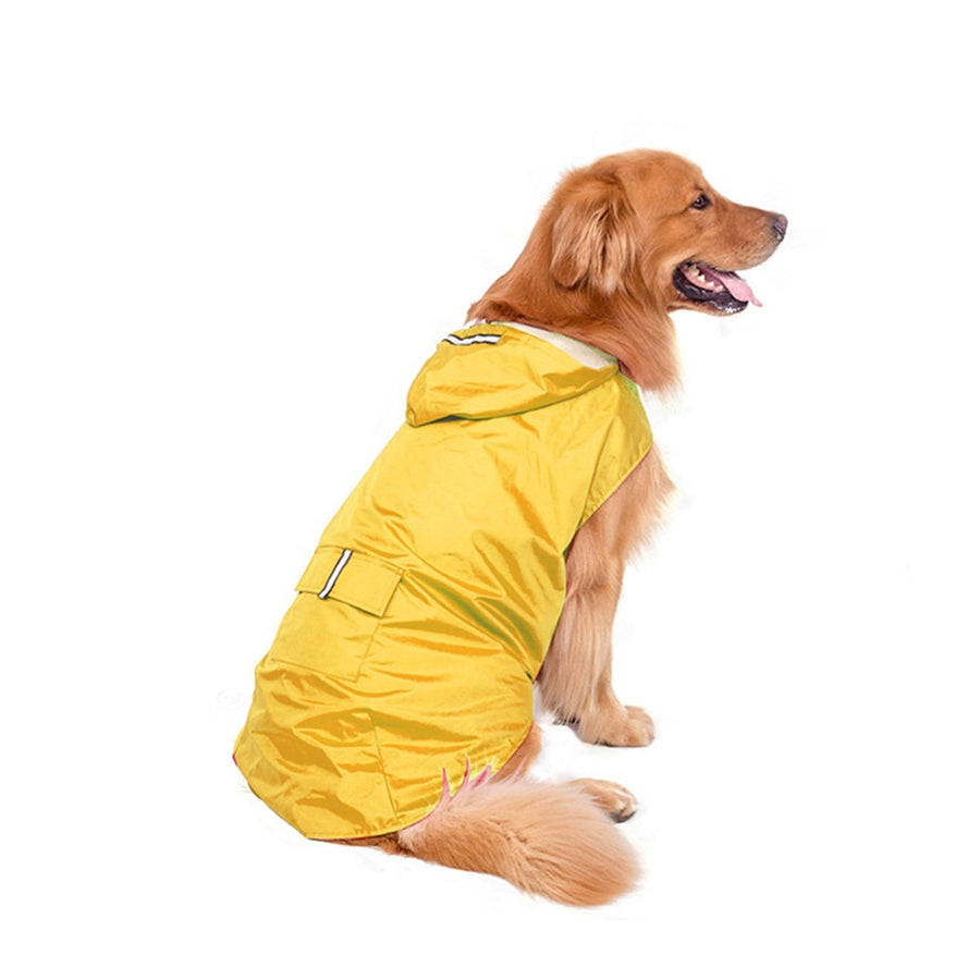 Reflective Stripe Dog Raincoat