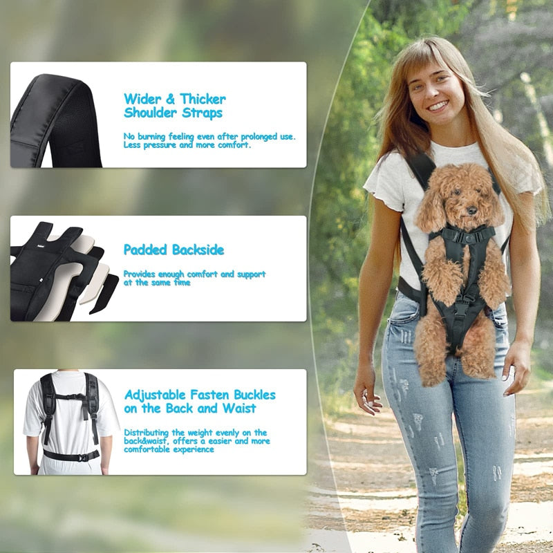 Hands Free Dog Front Carrier Backpack