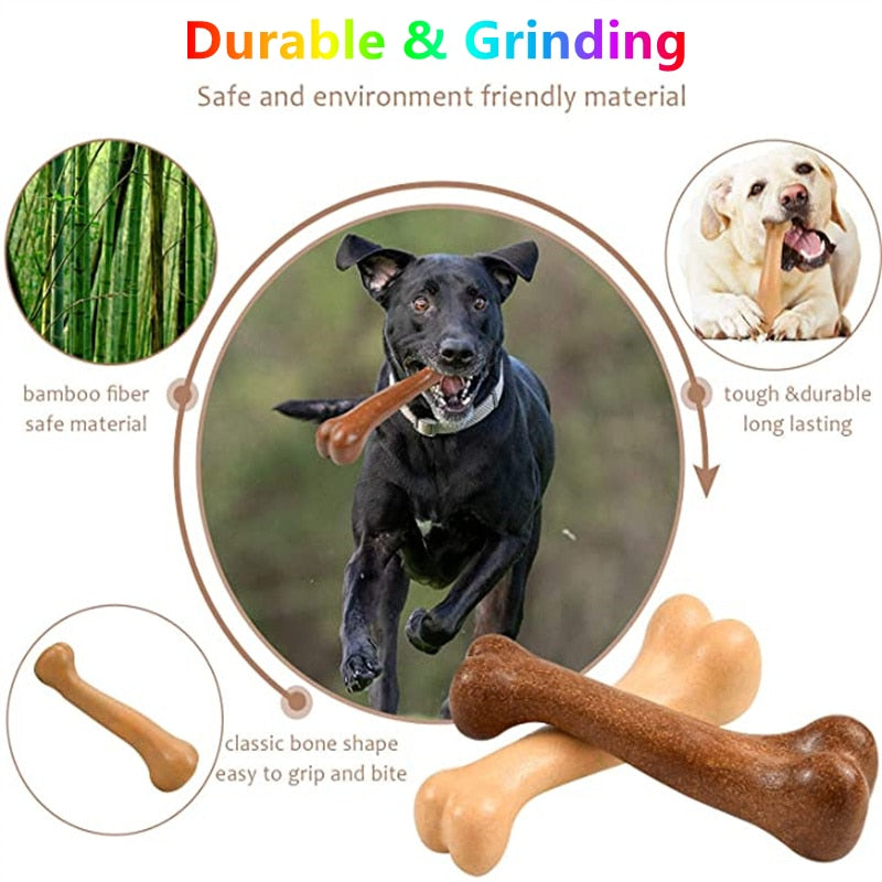 Natural Near Indestructible Dog Bone Toy