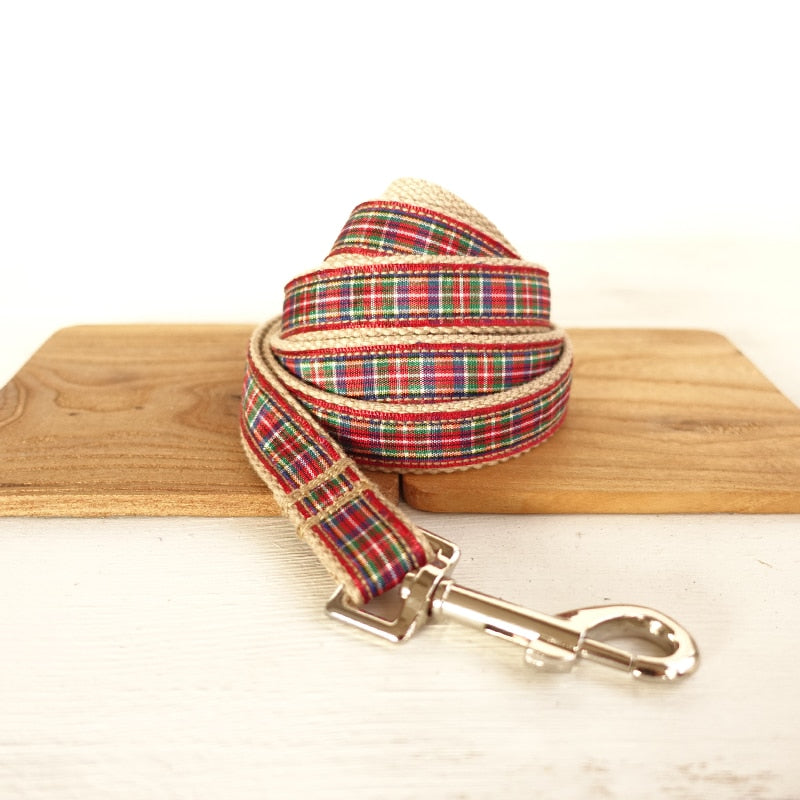 Scottish Plaid Dog Collars And Leads