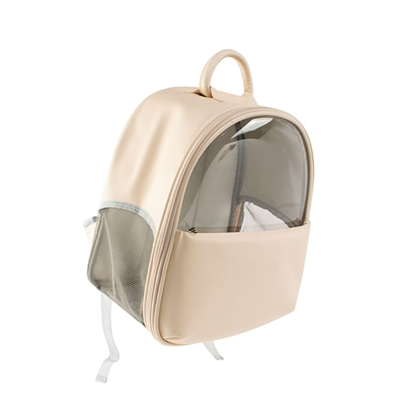 Leather Fashion Pet Backpack