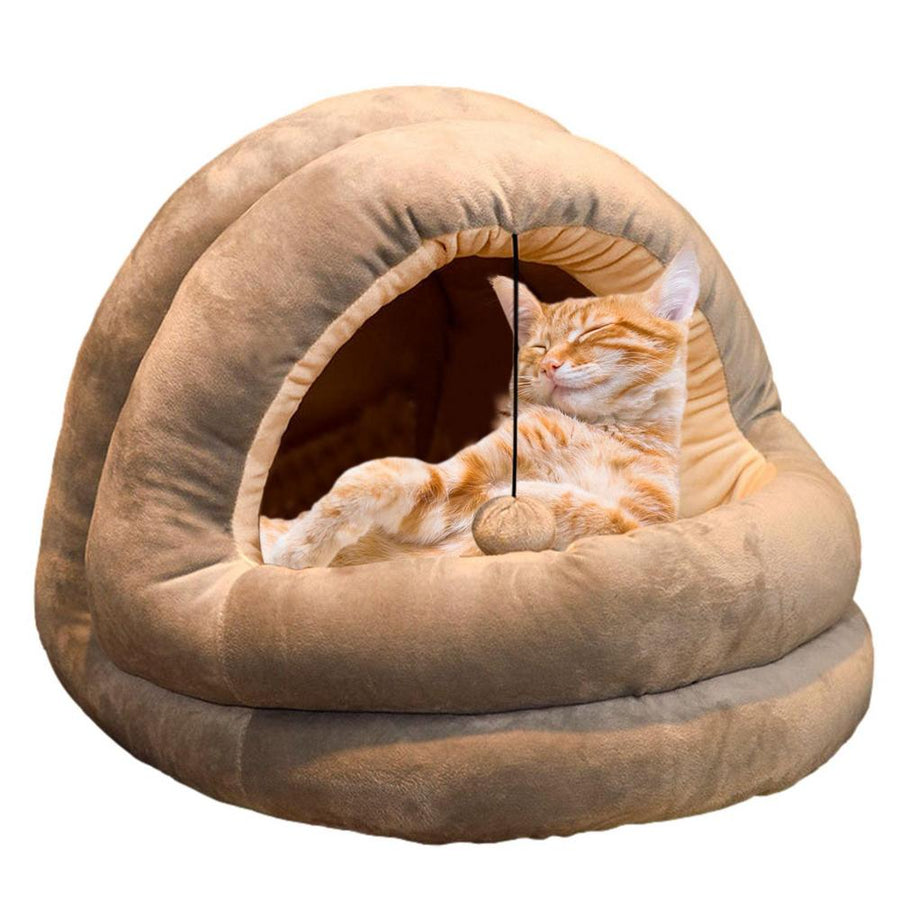 Closed Cave Warm Pet Bed