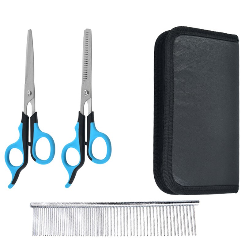 Ergonomic Professional Pet Grooming Scissors Set