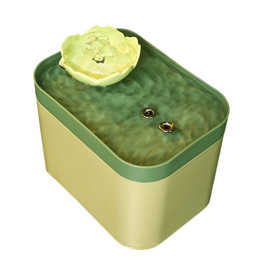 Green Ceramic Pet Water Fountain