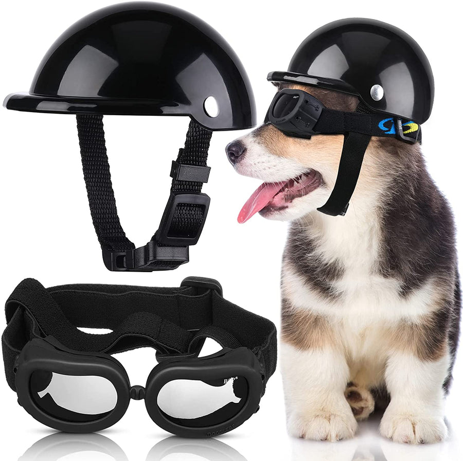 Outdoor Dog Helmet And Goggles