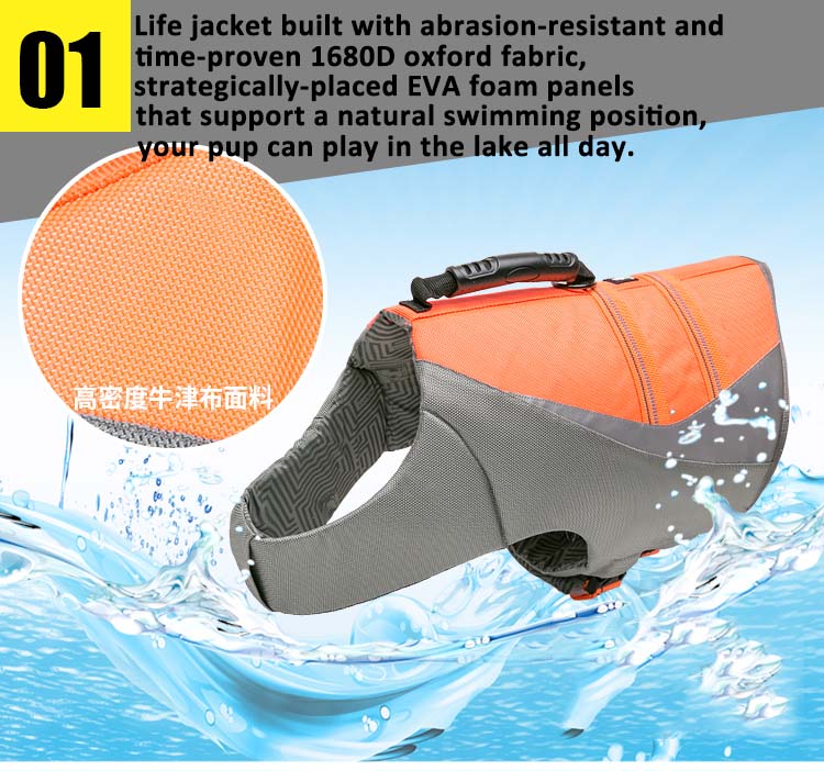 Reflective Safety Dog Life Jacket