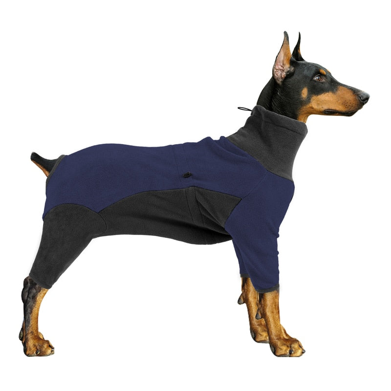 Warm Fleece Turtleneck Dog Jacket