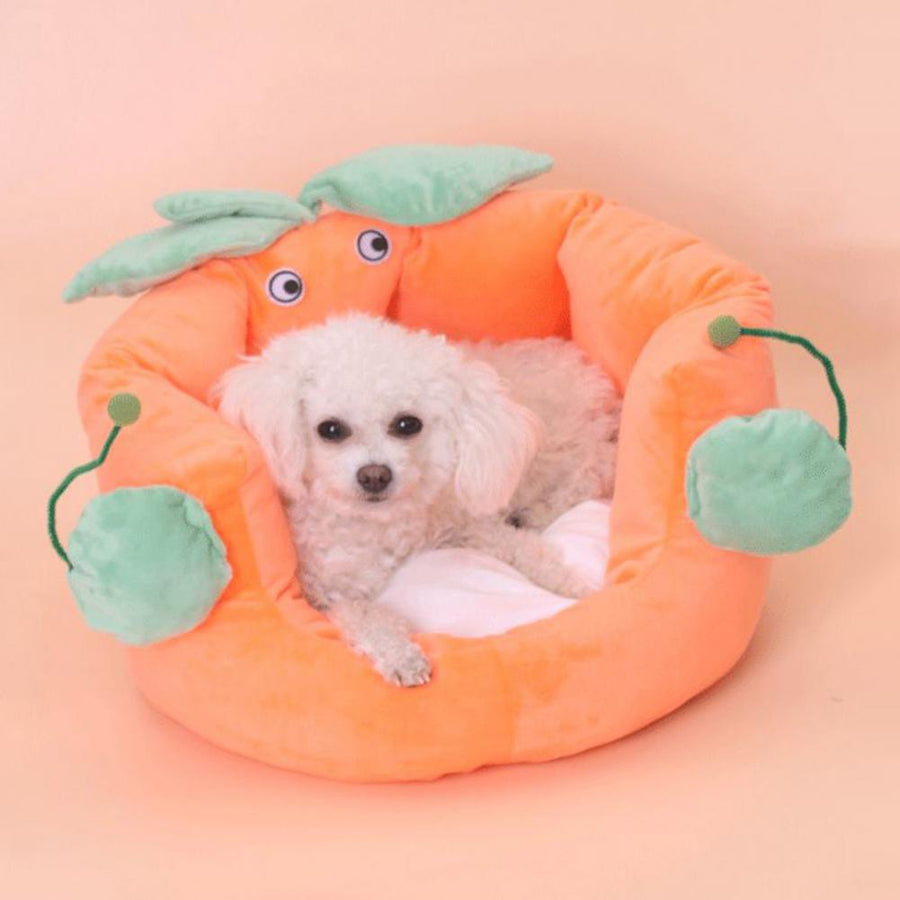 Cartoon Pumpkin Shape Pet Bed