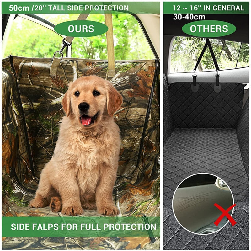 Mesh Window Dog Car Seat Protector