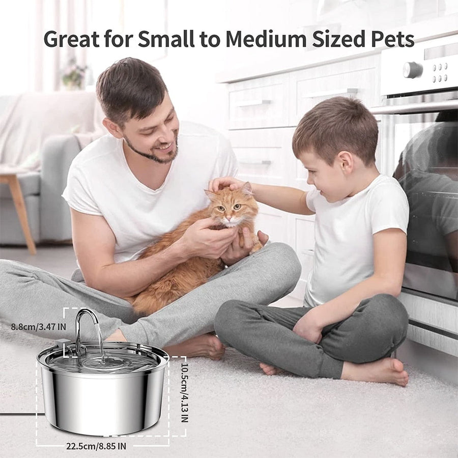 3.2L Stainless Steel Pets Water Dispenser