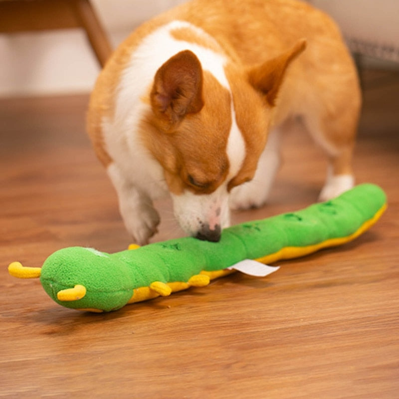 Cute Caterpillar Dog Snuffle Toys