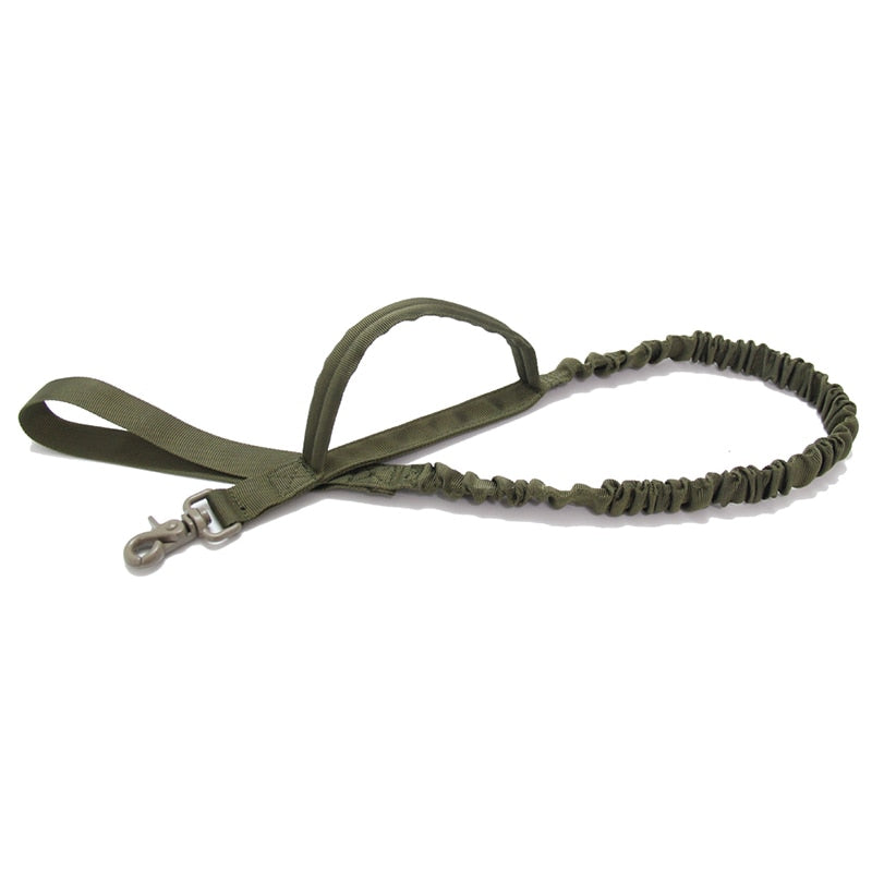 2 Handle Tactical Bungee Dog Leash