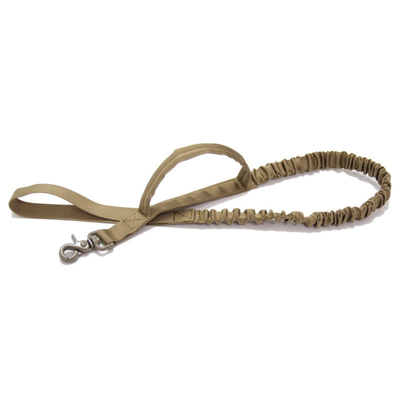 2 Handle Tactical Bungee Dog Leash