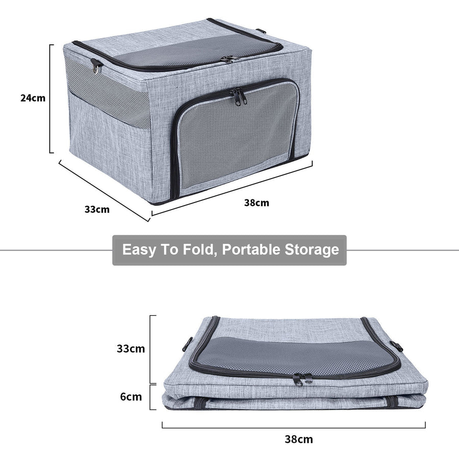 Folding Dog Car Seat Carrier