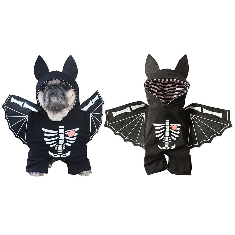 Funny Halloween Dog Bat Cosplay Costume