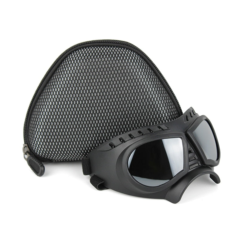 Cool Windproof Dog Black Goggles