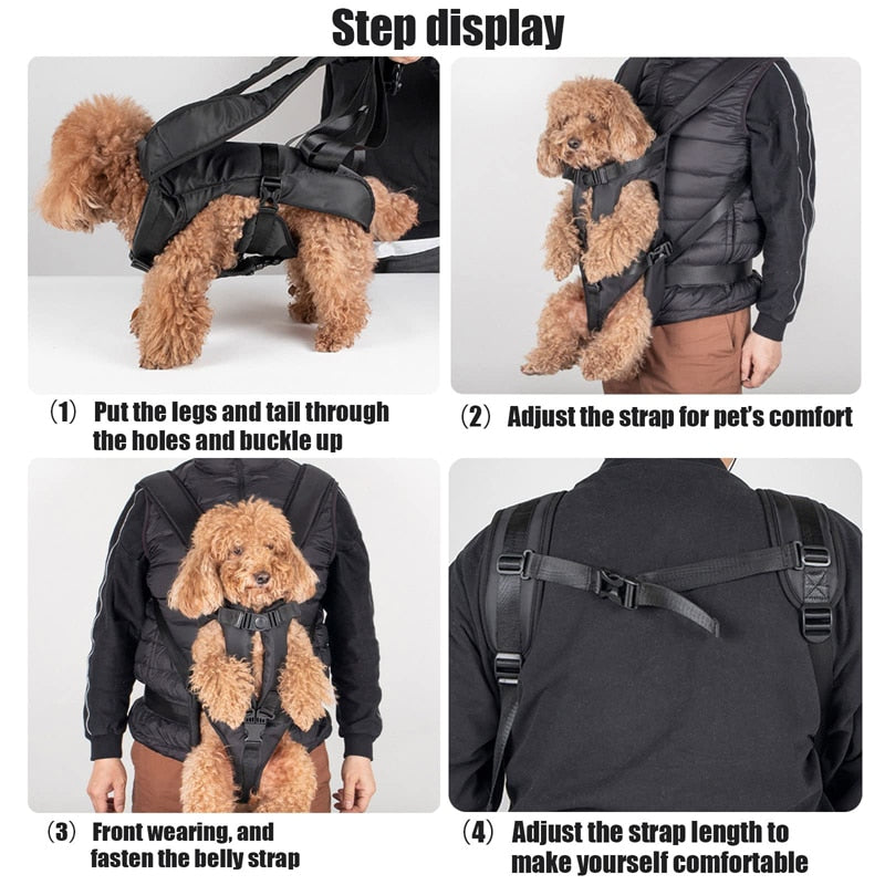 Hands Free Dog Front Carrier Backpack