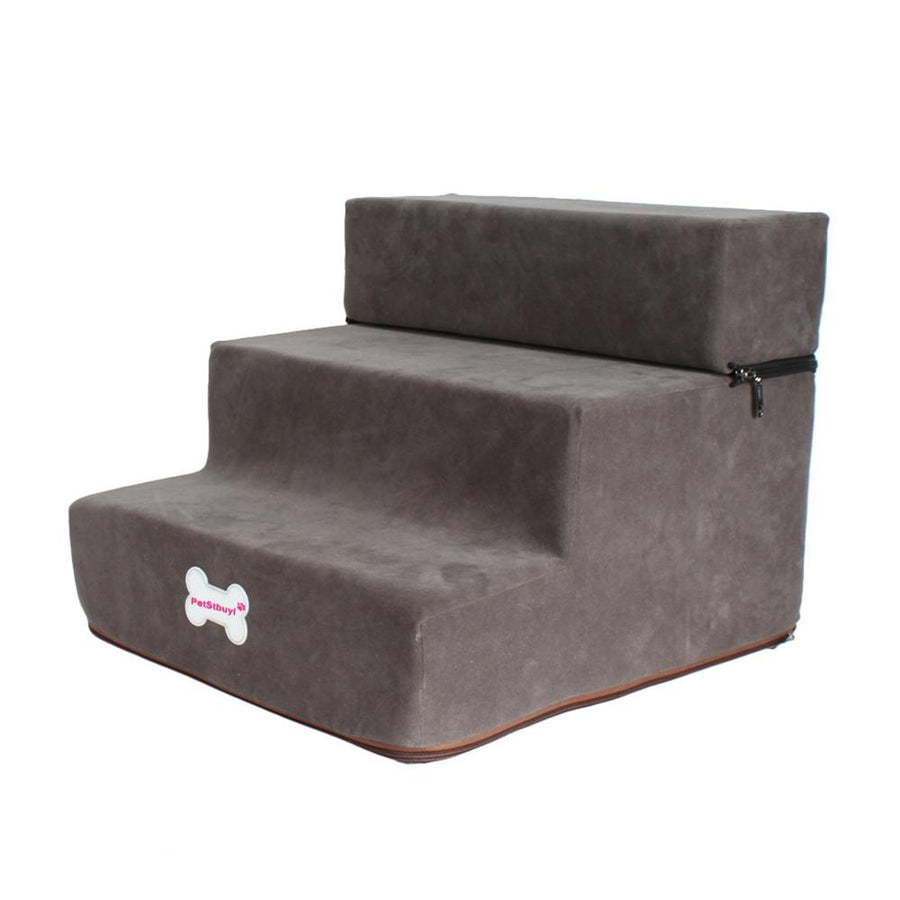 Faux Fleece 3 Tiers Pet Steps