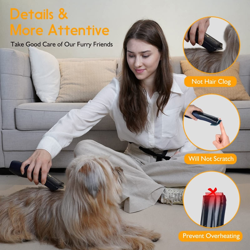 Cordless Electric Pet Grooming Kit